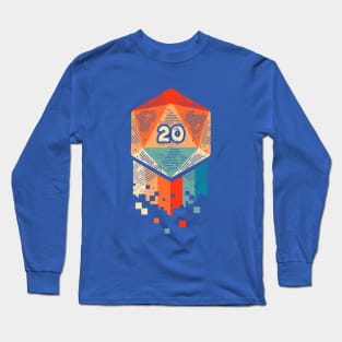 Groovy Retro D20 Long Sleeve T-Shirt